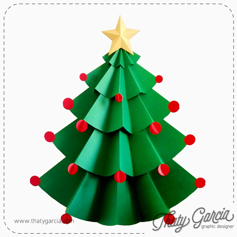 Árvore de Natal de parede