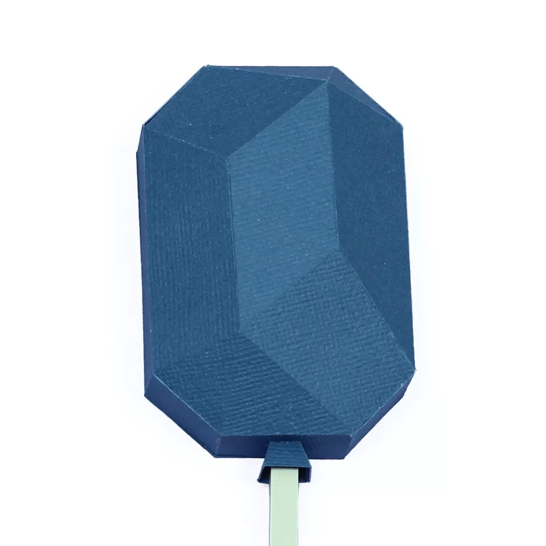 Balão low poly número 0
