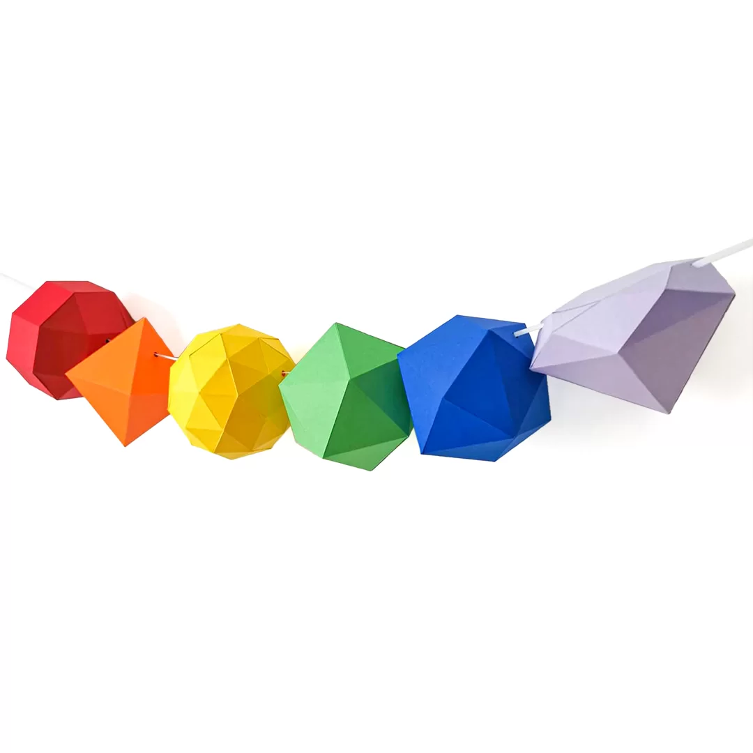 Kit de formas geométricas low poly